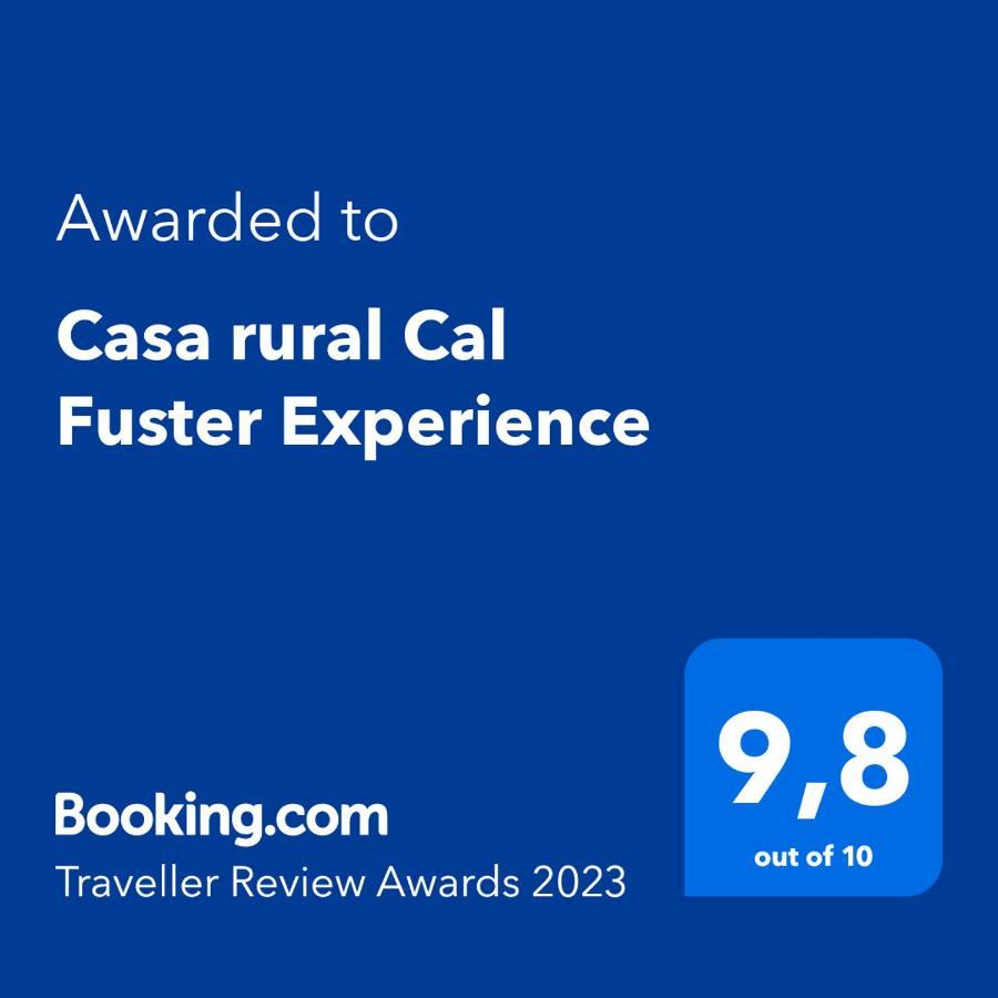 Casa Rural Cal Fuster Experience Terrades Экстерьер фото